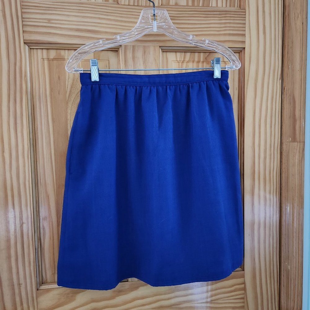 Deep Hue Blue Skirt